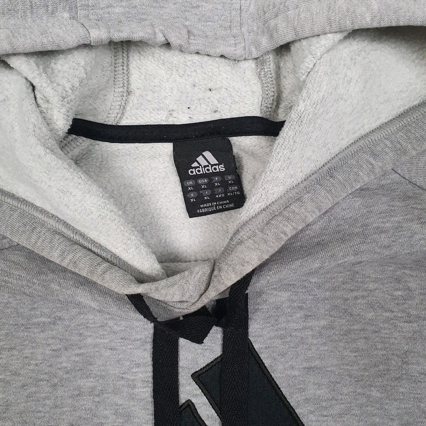 Mens Grey Adidas  Hoodie Jumper