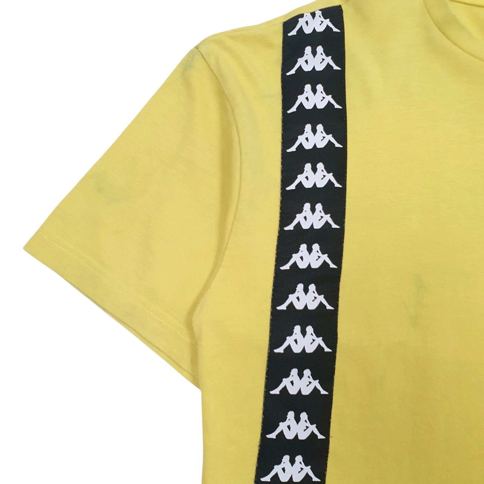 Mens Yellow Kappa   T Shirt