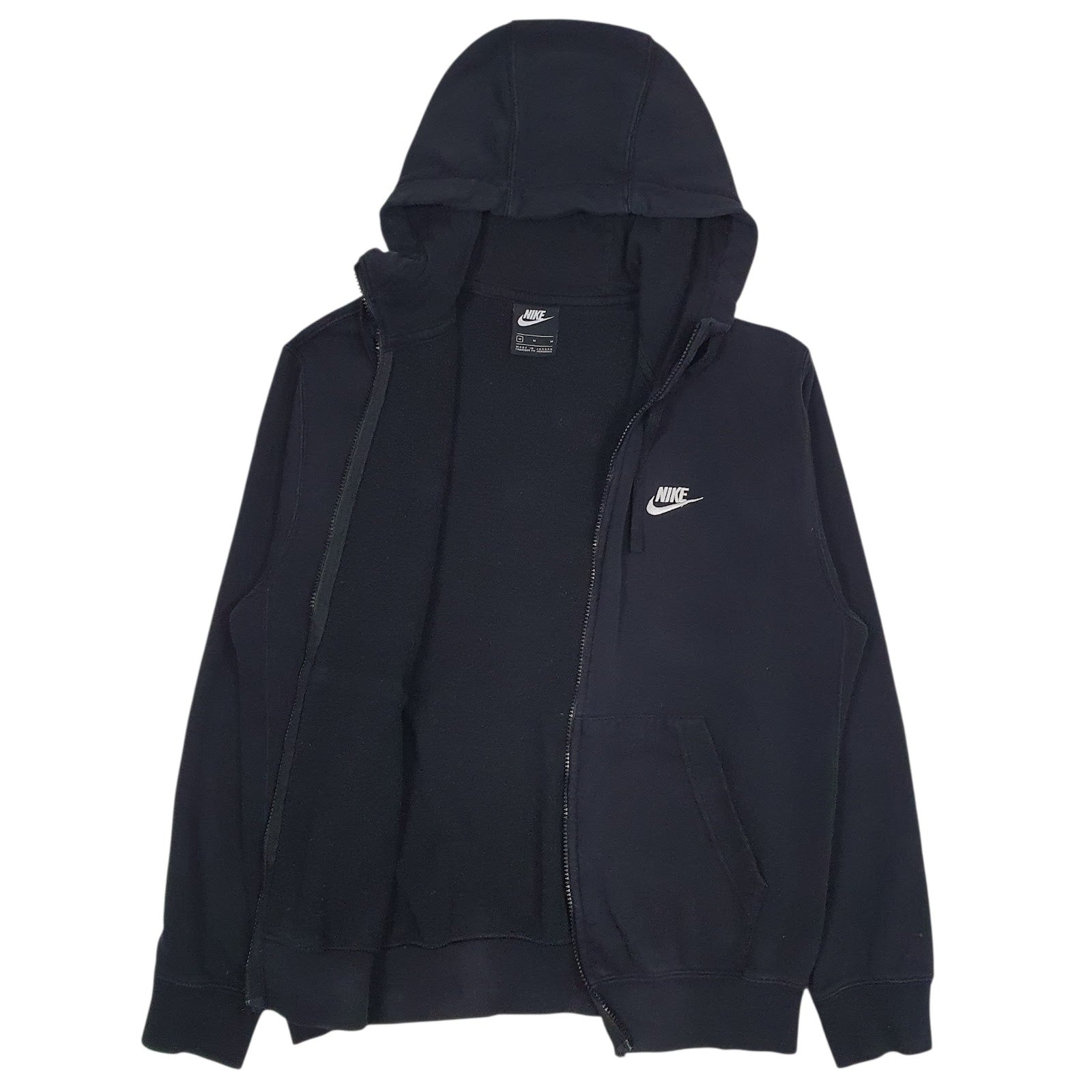 Mens Black Nike  Full Zip Jumper