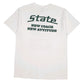 Mens White Fruit Of The Loom Corner Blitz Michigan State University  T Shirt