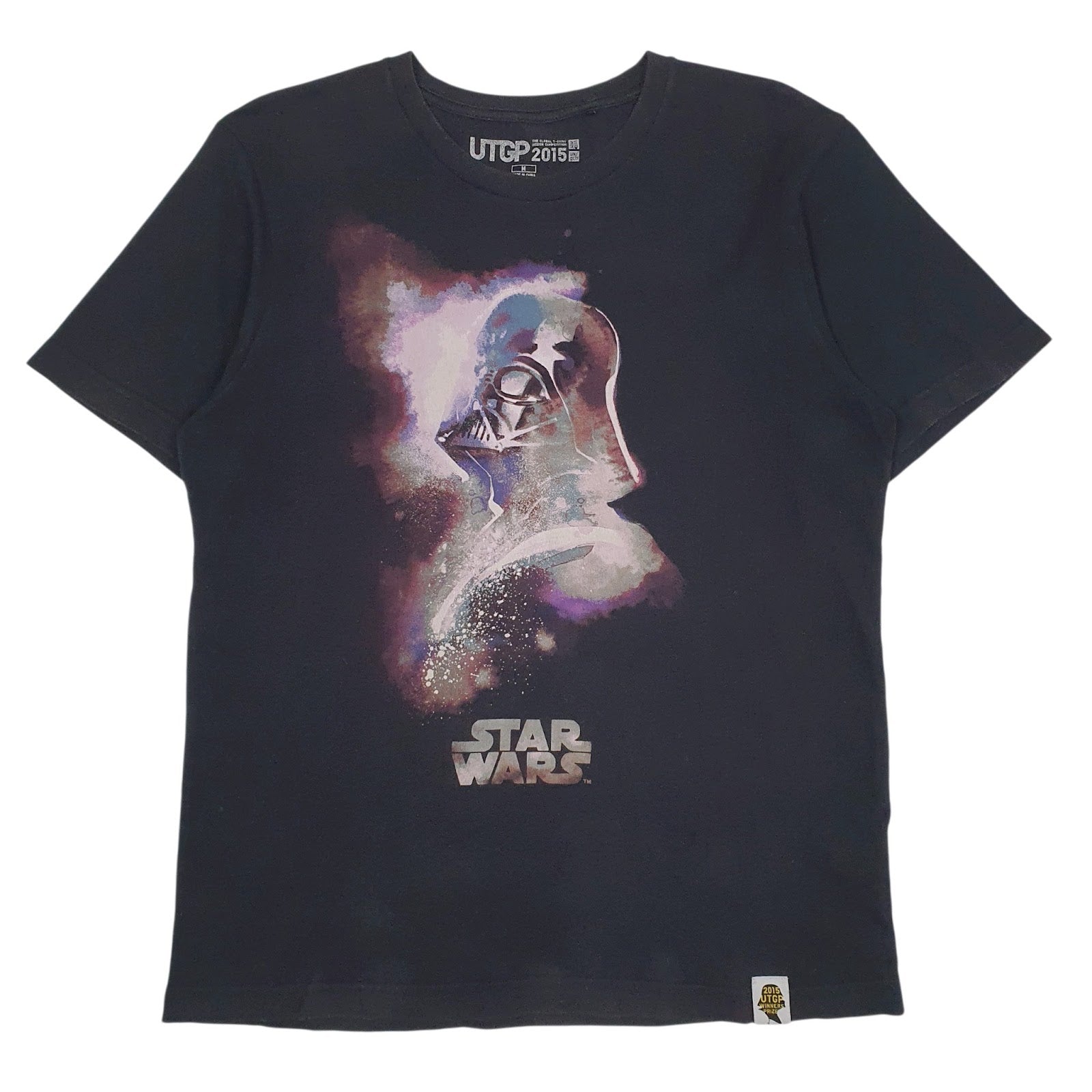 Mens Black Star Wars  Short Sleeve T Shirt