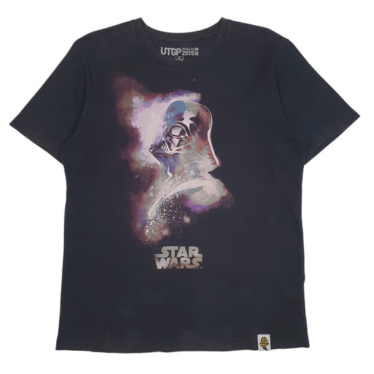 Mens Black Star Wars  Short Sleeve T Shirt