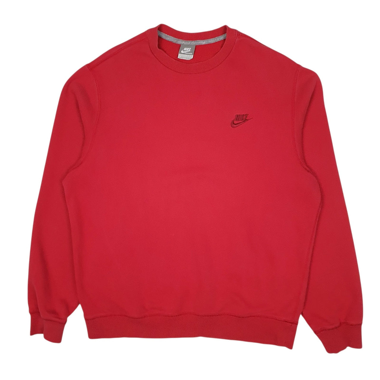 Mens Red Nike Vintage 00s Crewneck Jumper