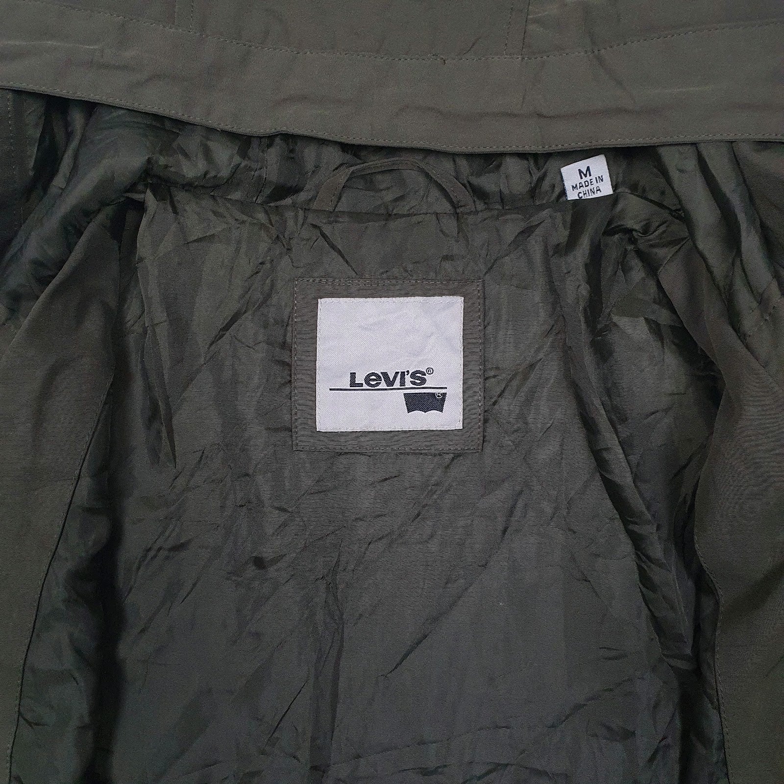 Womens Green Levis Field Lightweight  Coat