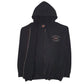 Mens Black Harley Davidson Graphic Full Zip Jumper