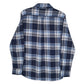 Mens Blue Eddie Bauer Flannel  Shirt