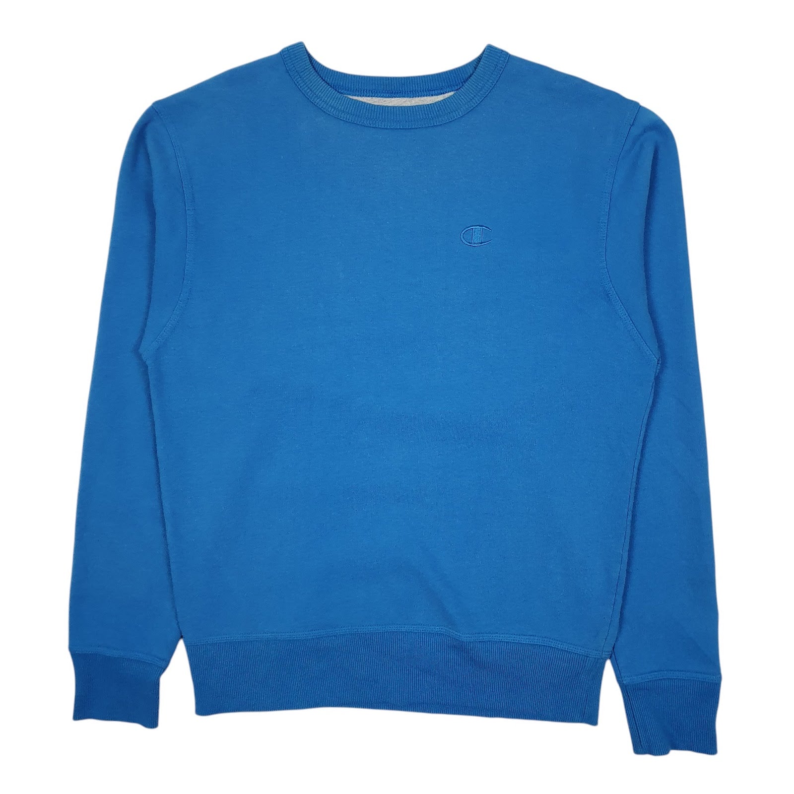 Mens Blue Champion  Crewneck Jumper
