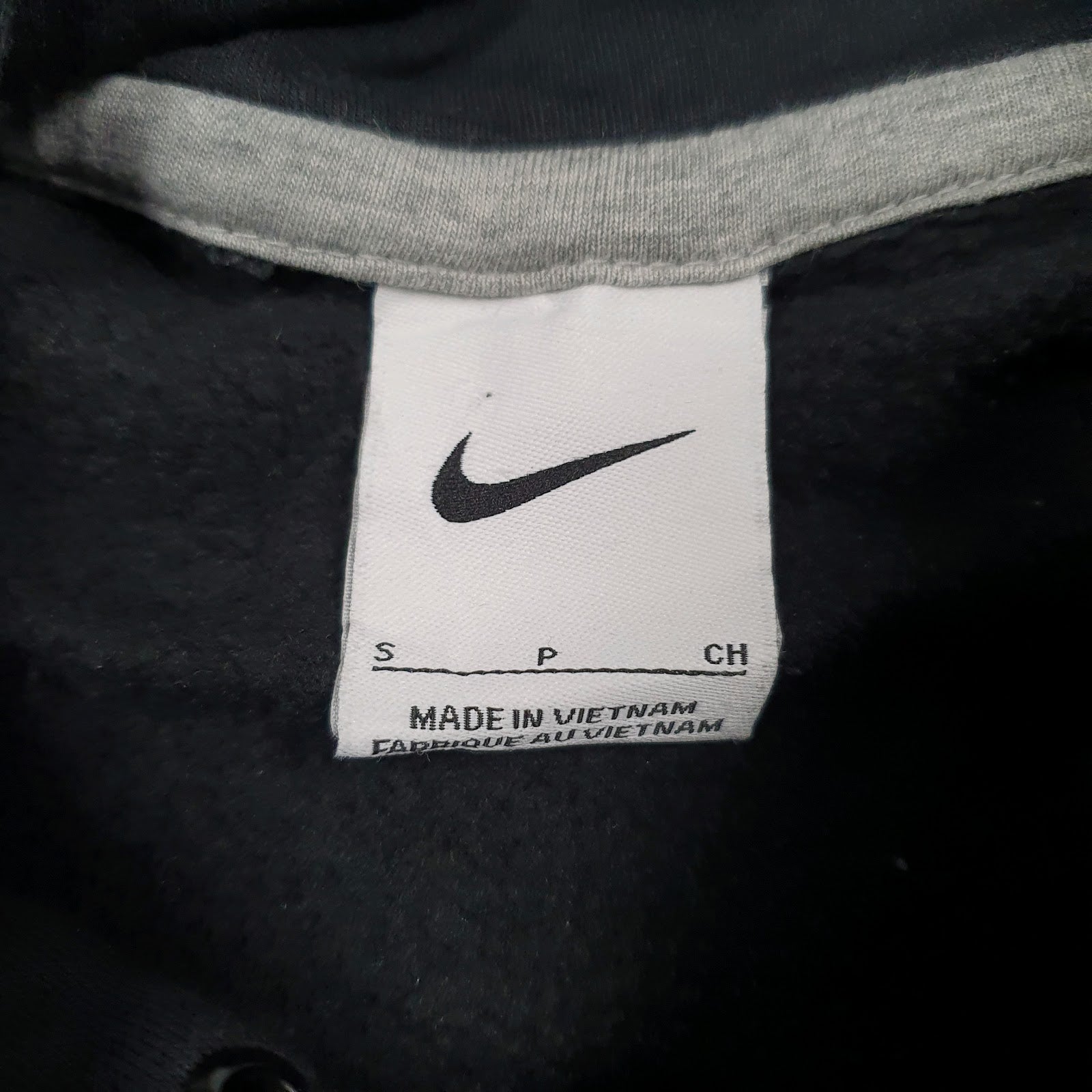 Mens Black Nike Spellout Hockey Hoodie Jumper
