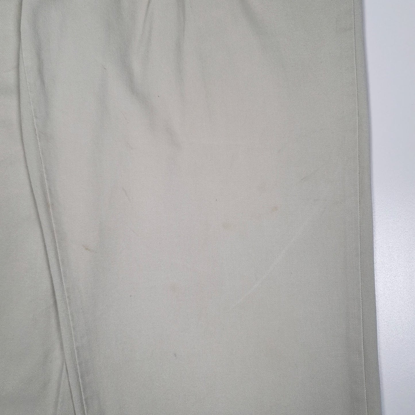 Mens Cream Polo Ralph Lauren Hammond Pant Pleated Vintage 90s  Trousers