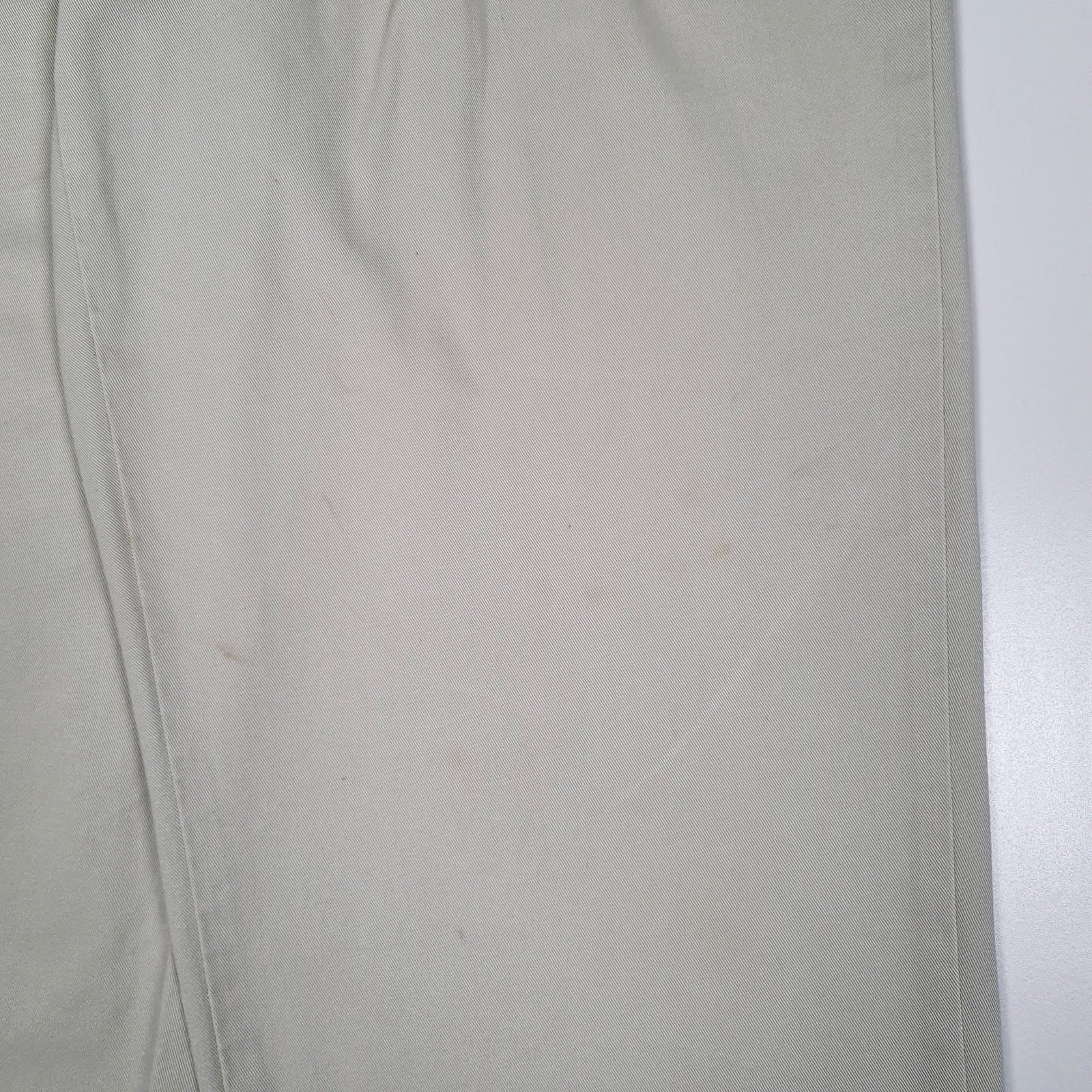 Mens Cream Polo Ralph Lauren Hammond Pant Pleated Vintage 90s  Trousers