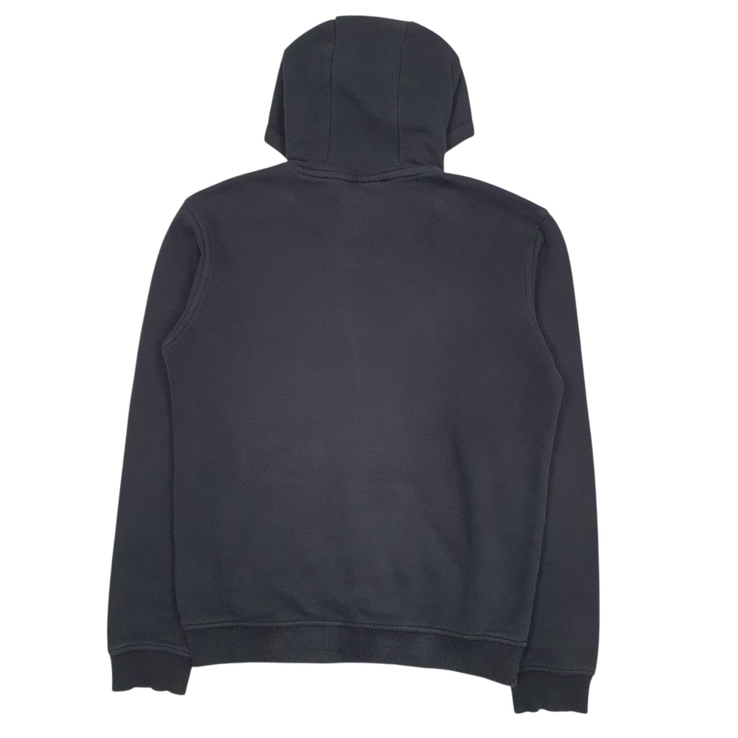 Mens Black Adidas Spellout Hoodie Jumper