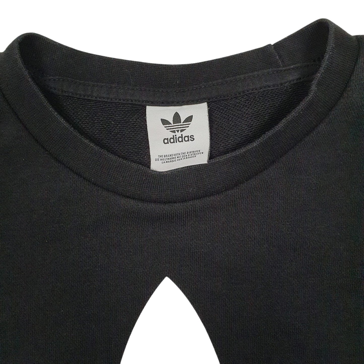 Mens Black Adidas  Crewneck Jumper