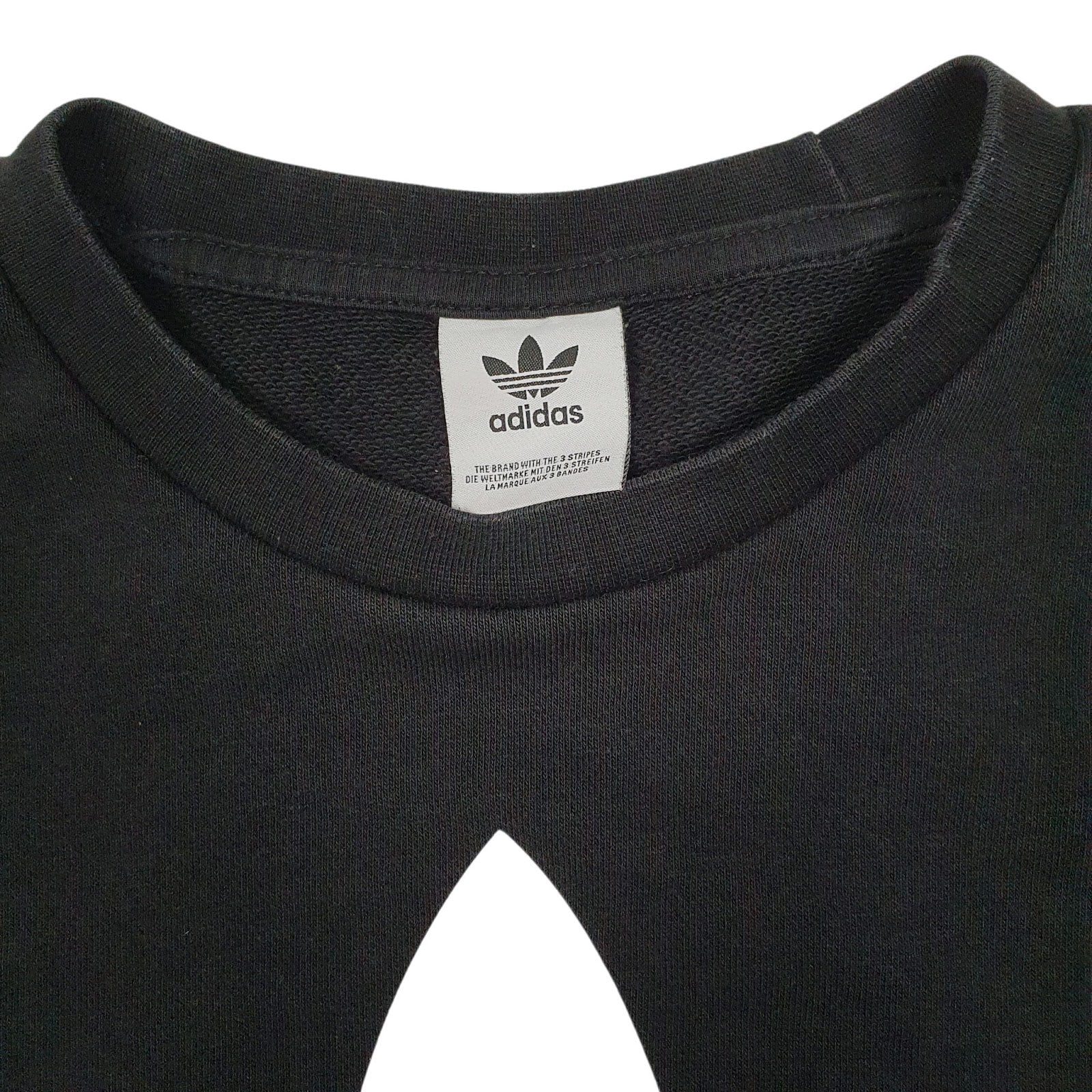 Mens Black Adidas  Crewneck Jumper