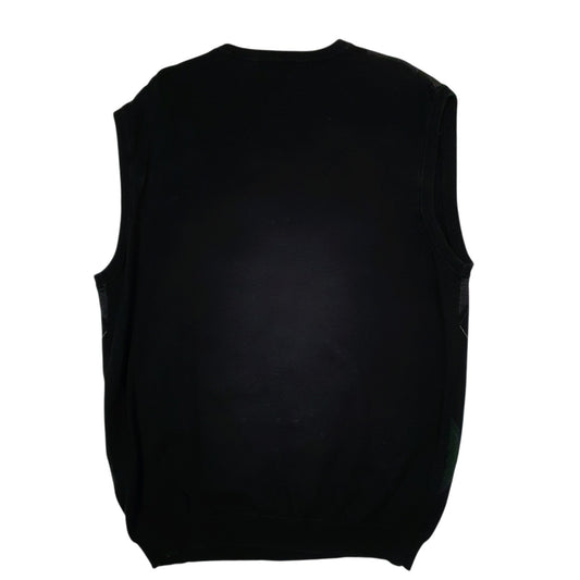 Mens Black Nautica  Vest Jumper