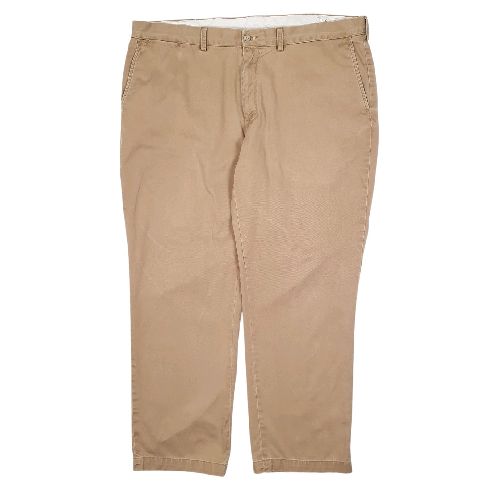Mens Beige Polo Ralph Lauren Classic Fit Chino Trousers