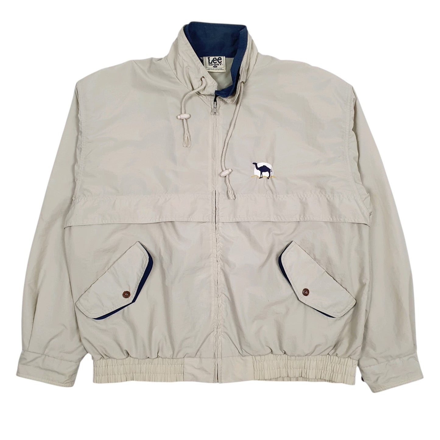 Mens Beige Nutmeg Mills Vintage  Coat