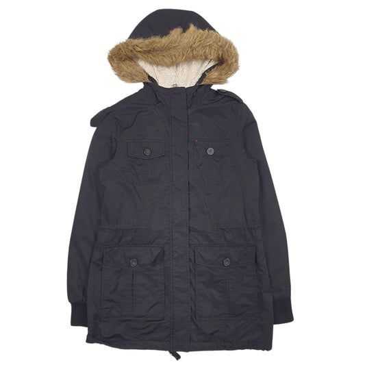 Womens Black Levis   Coat