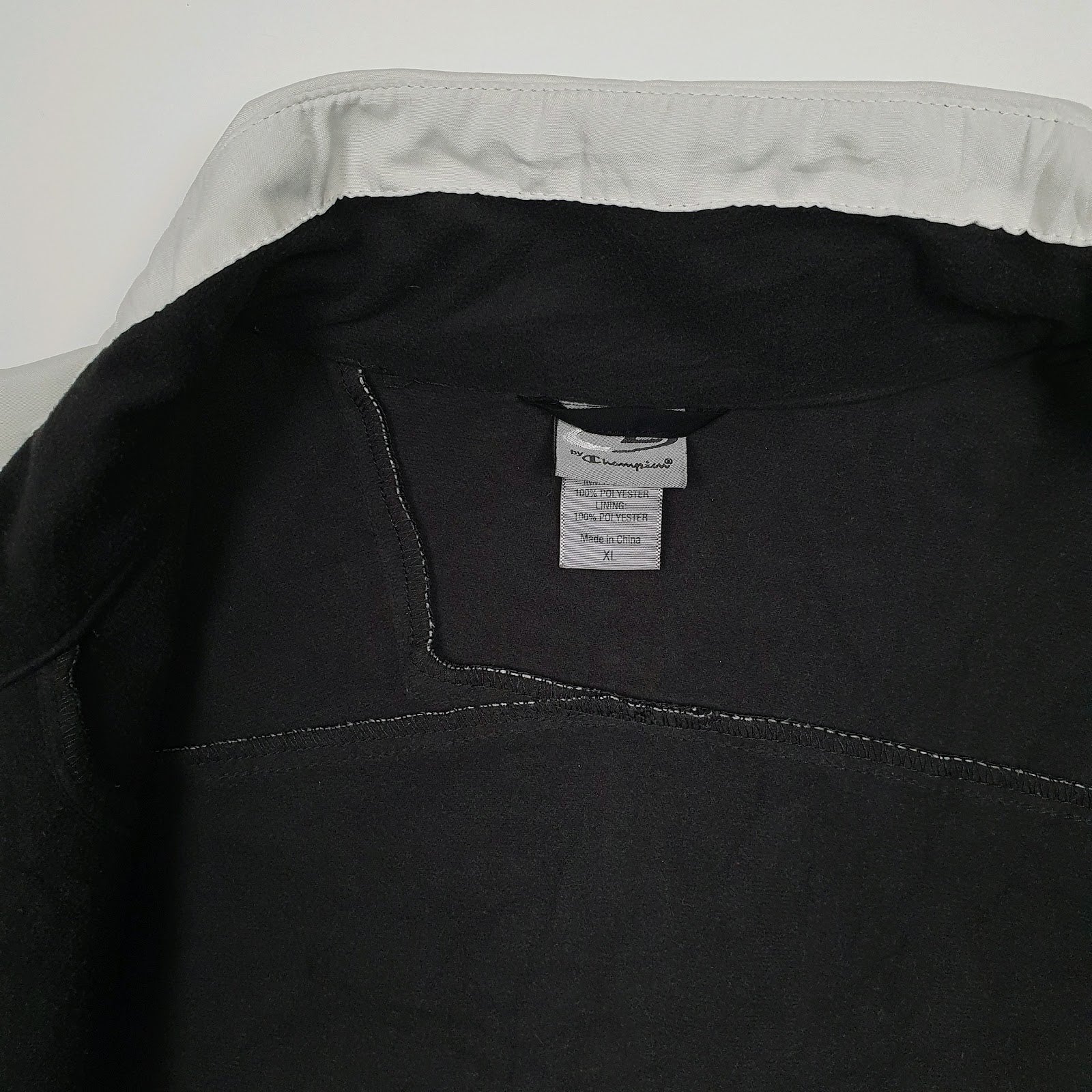 Mens Grey Champion Windbreaker  Coat