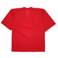 Mens Red NFL Vintage 1980s Mister Badge American Football Jersey  T Shirt