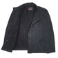 Mens Black Levis Padded Military Hoodie Coat