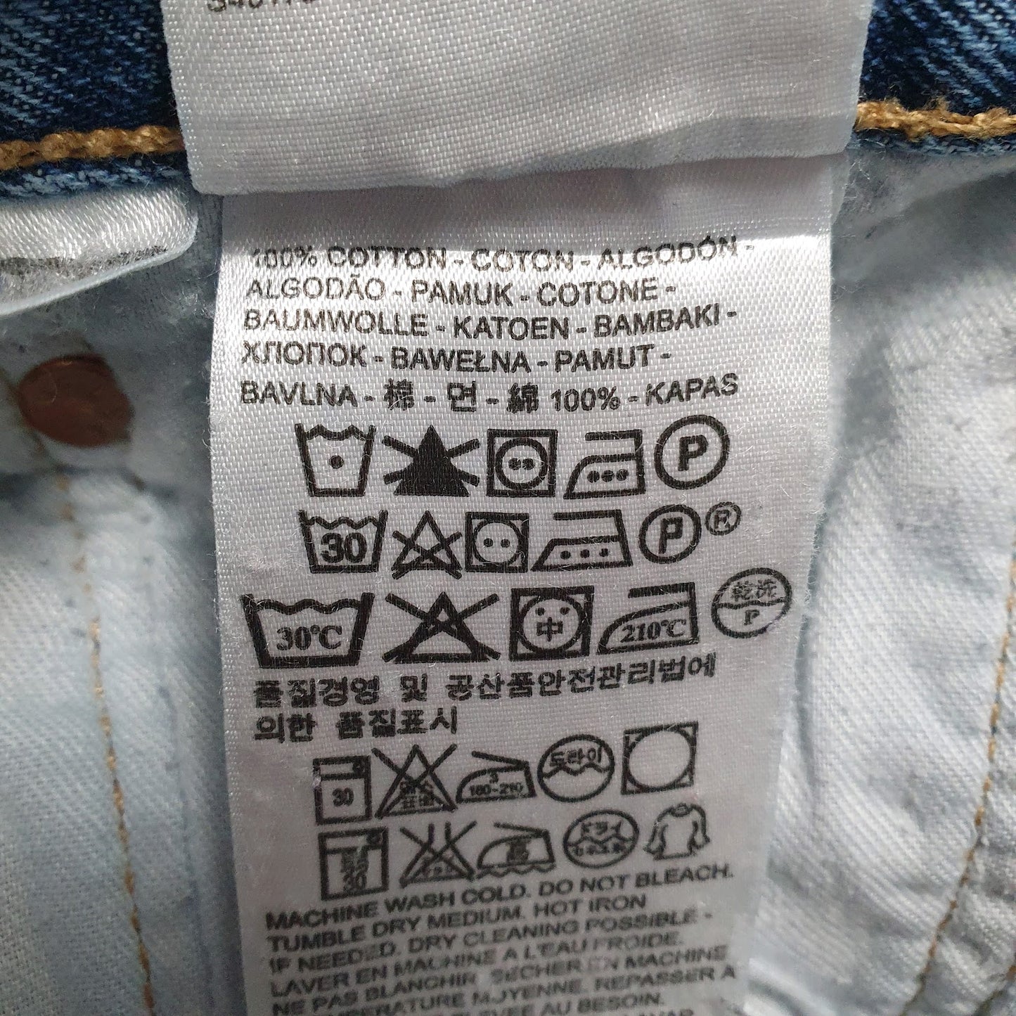 Mens Blue Levis   Jeans