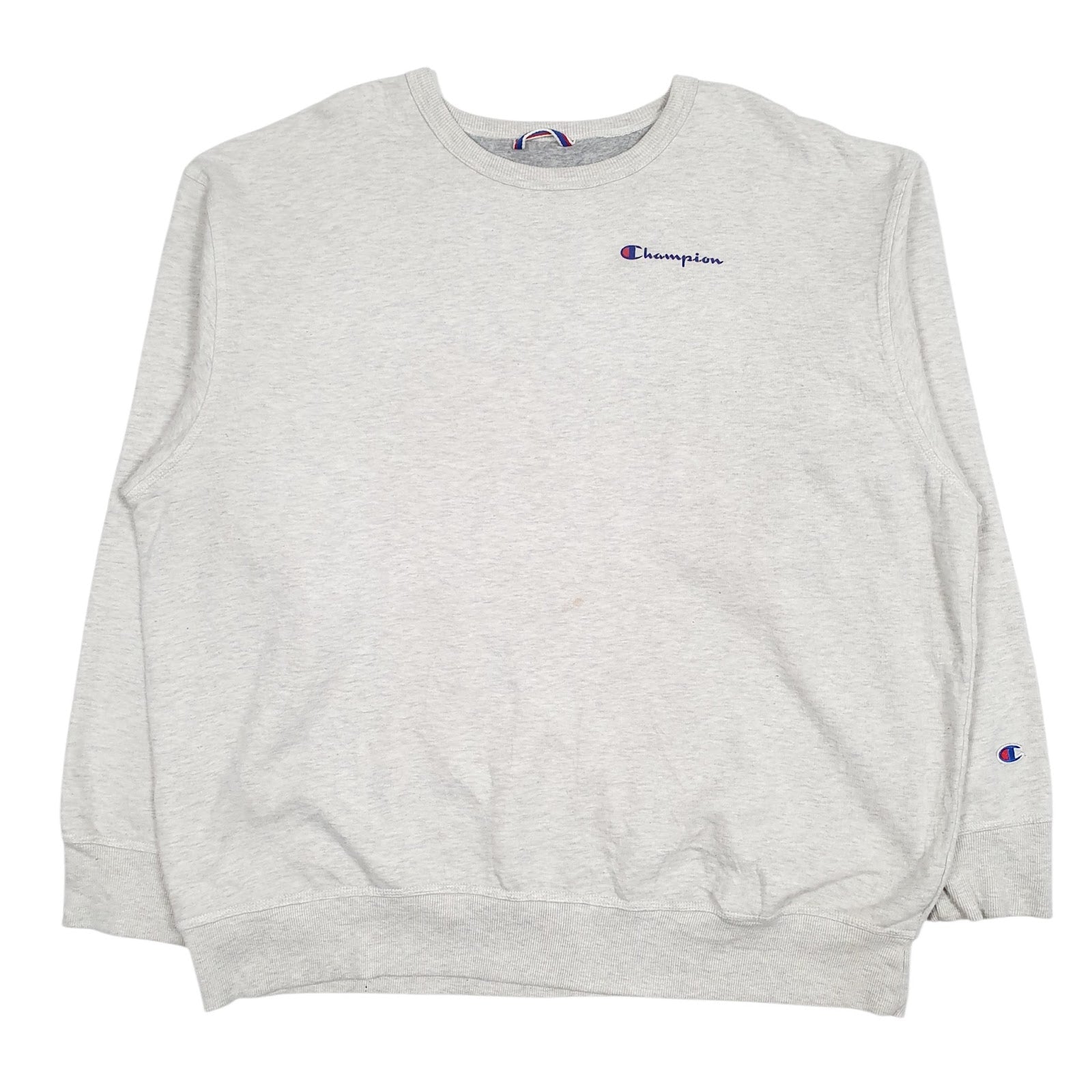 Mens Grey Champion  Crewneck Jumper