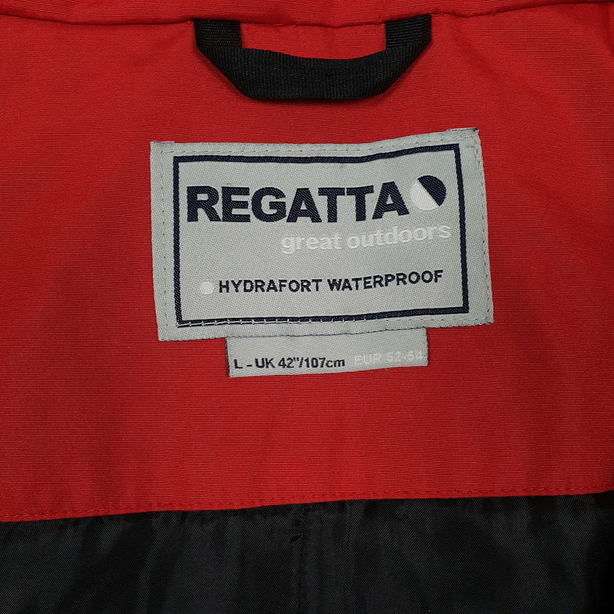 Mens Black Regatta Rain  Coat