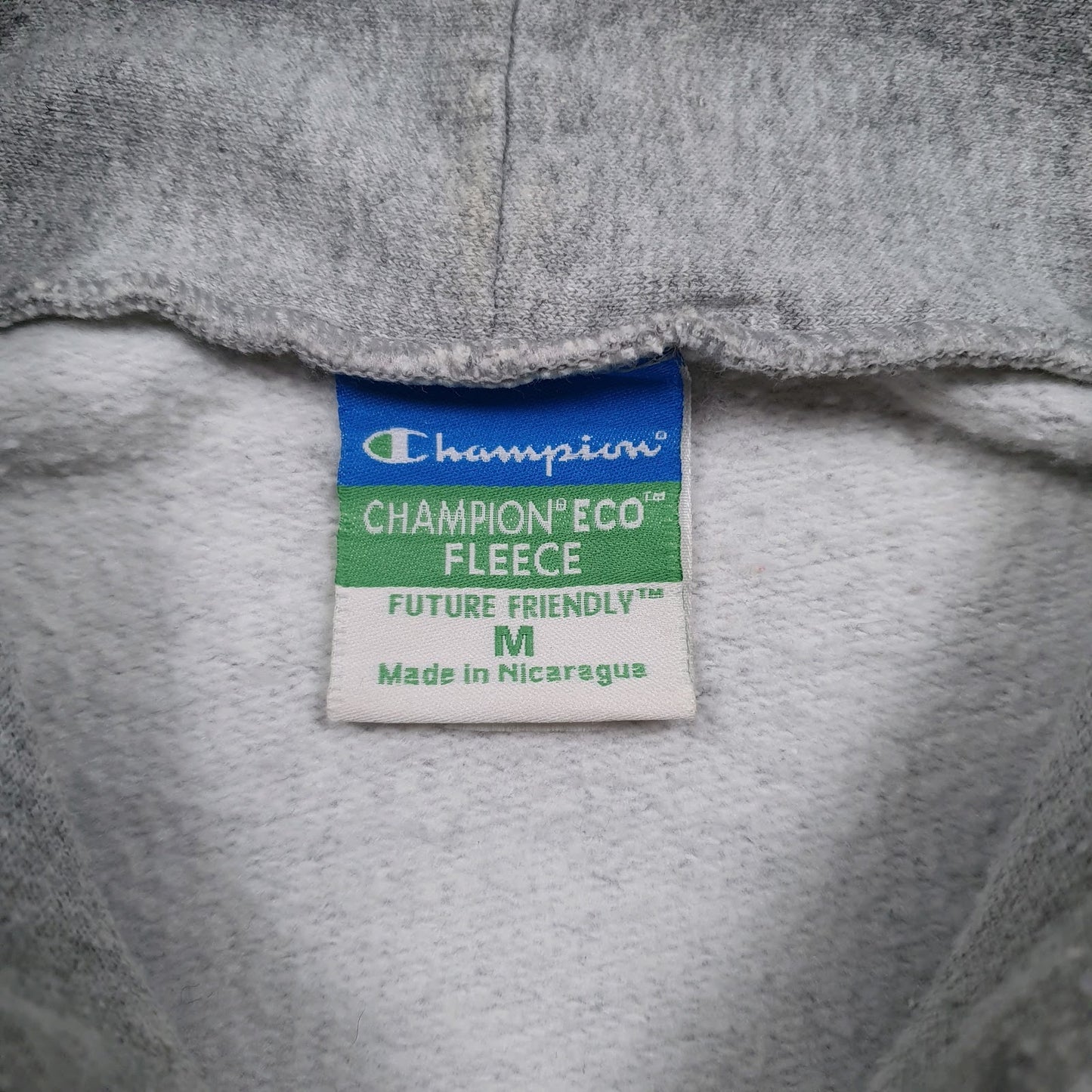 Mens Grey Champion Notre Dame Hoodie Jumper