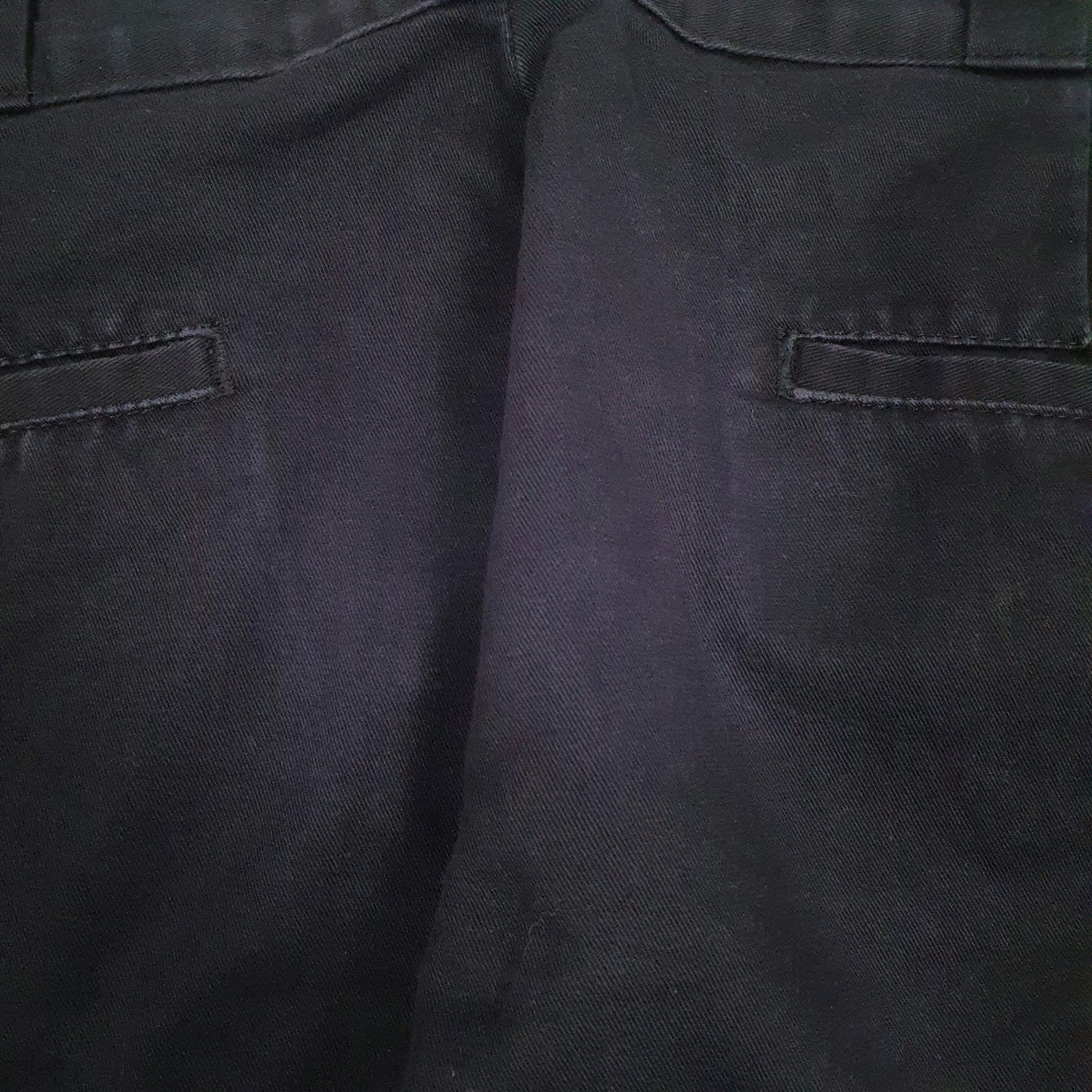 Mens Black Dickies Workwear Carpenter  Trousers