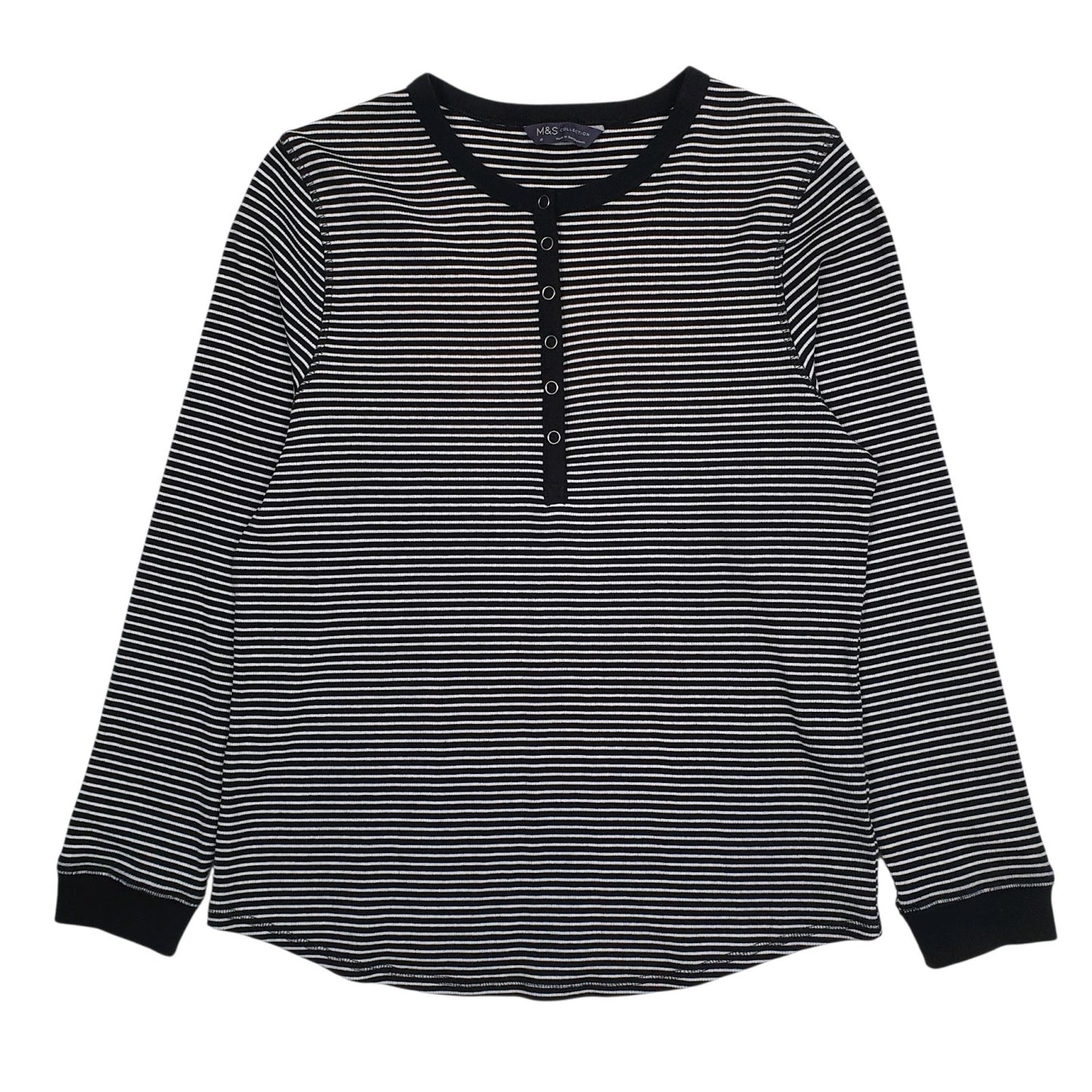 Womens Black M&S  Long Sleeve T Shirt