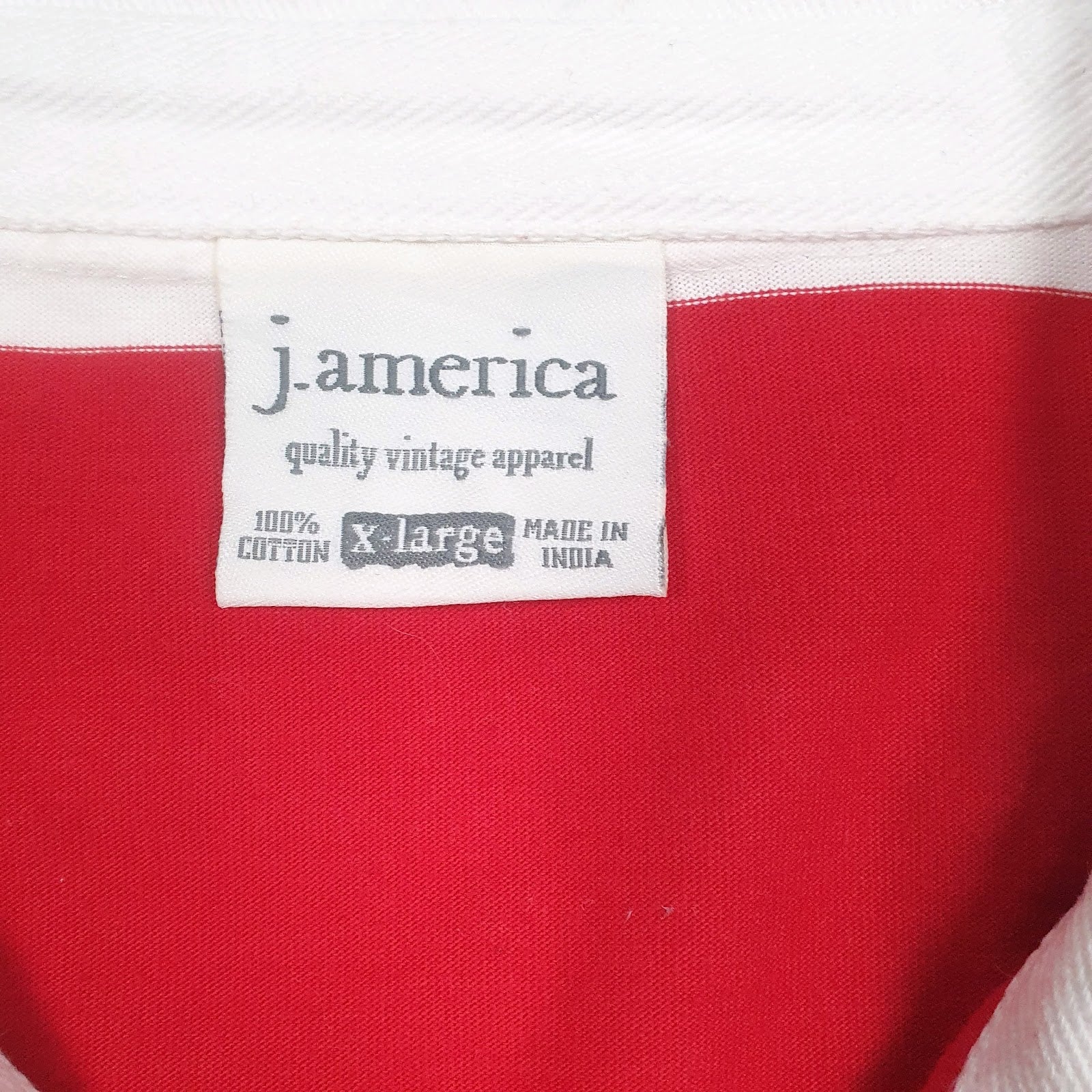 Mens White J. America Rugby  Polo Shirt