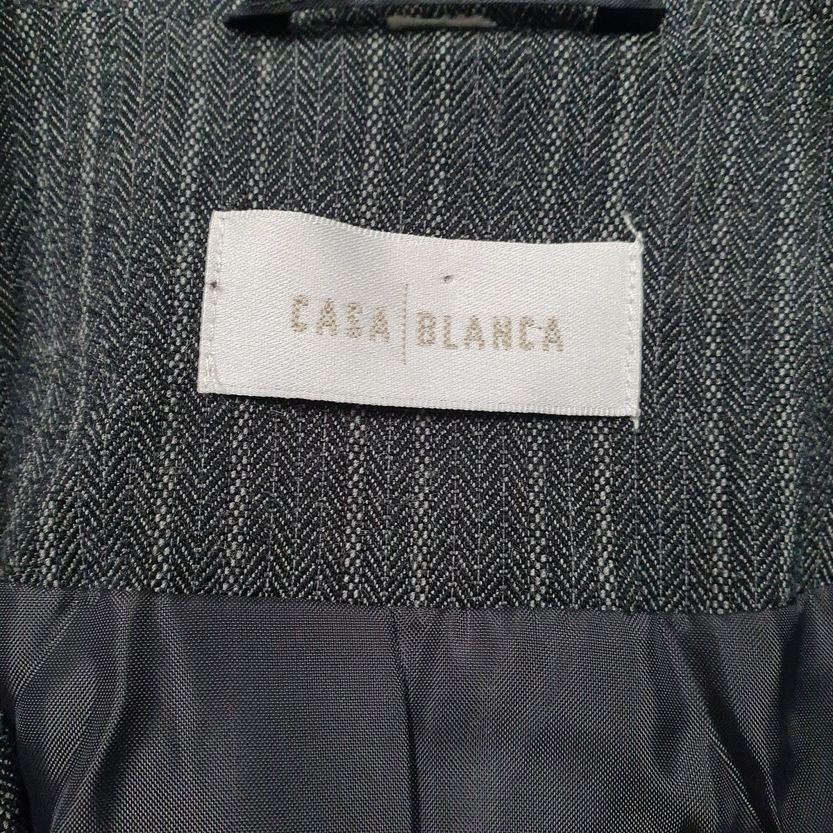 Womens Grey Casa Blanca   Coat