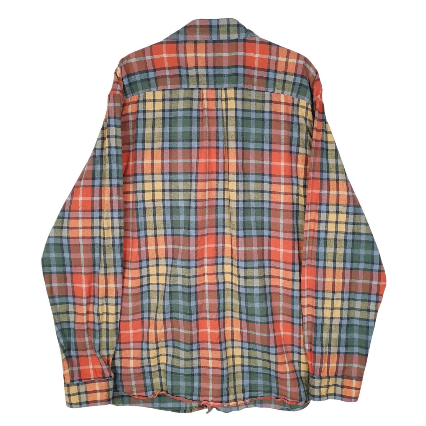 Mens Green L.L.Bean Flannel  Shirt
