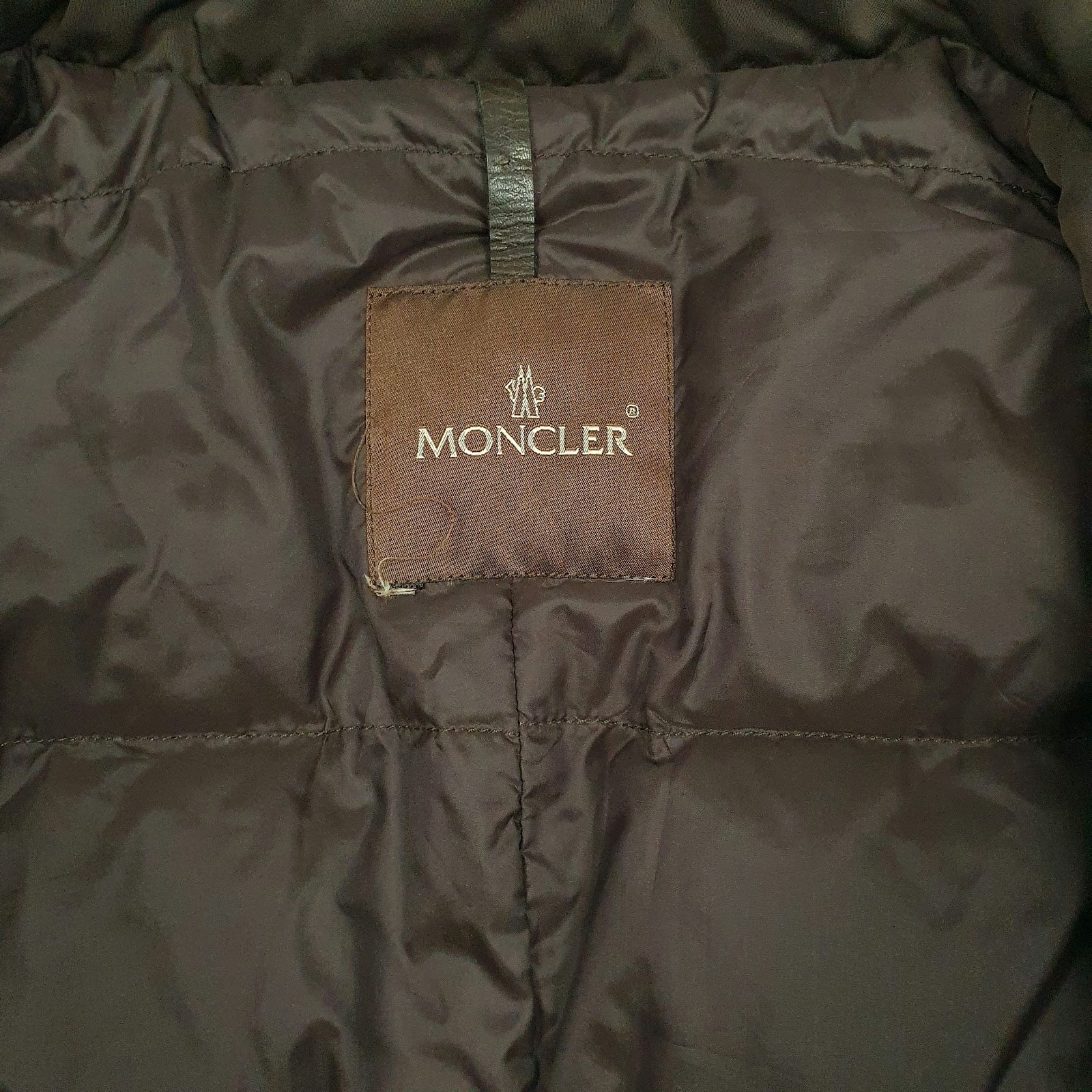 Womens Brown Moncler Skiiing  Coat