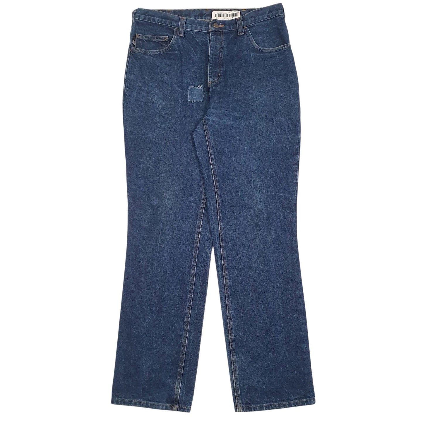 Mens Blue Carhartt Workwear Fire Resistant Casual JeansW33 L32