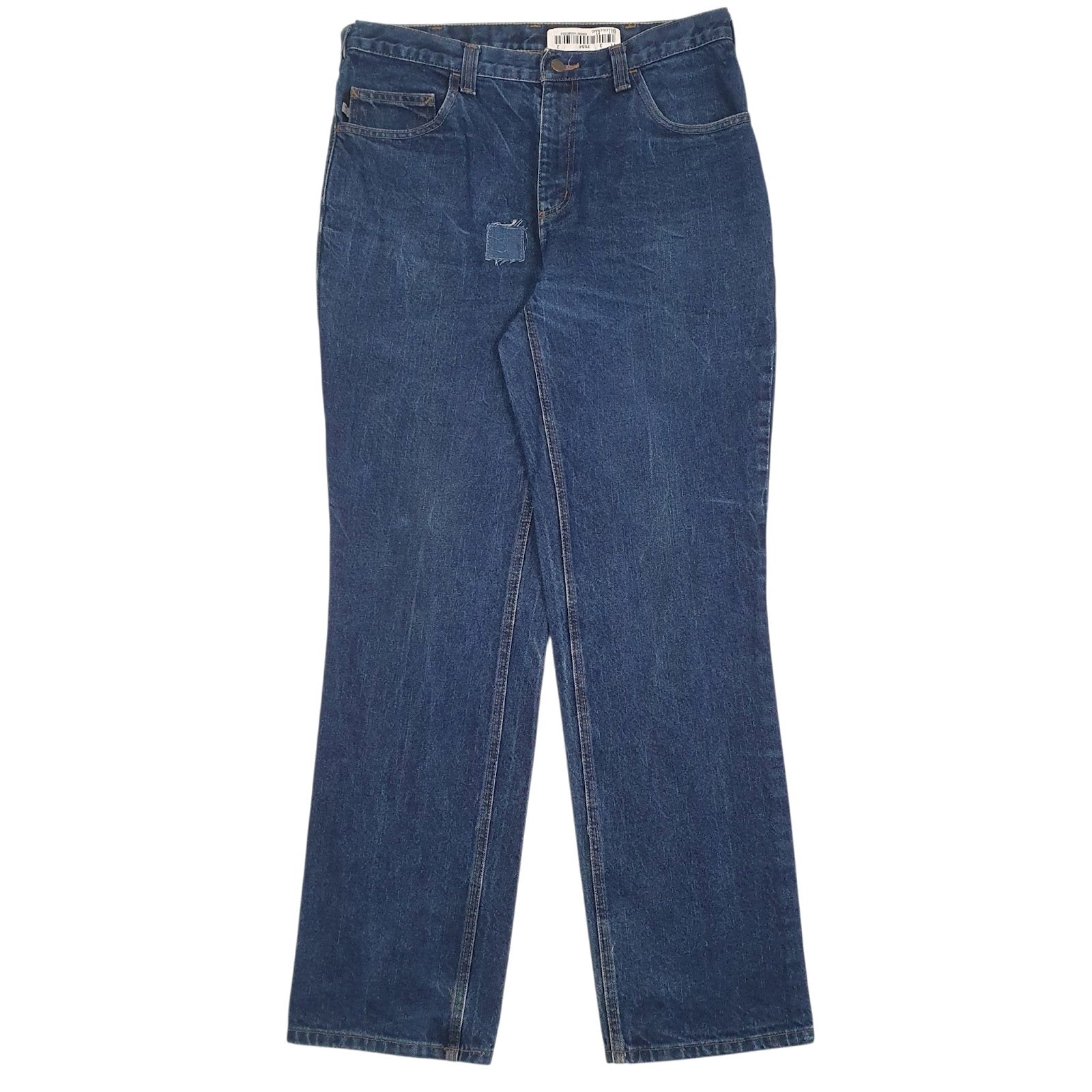 Mens Blue Carhartt Workwear Fire Resistant Casual JeansW33 L32