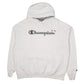 Mens White Champion  Hoodie Jumper