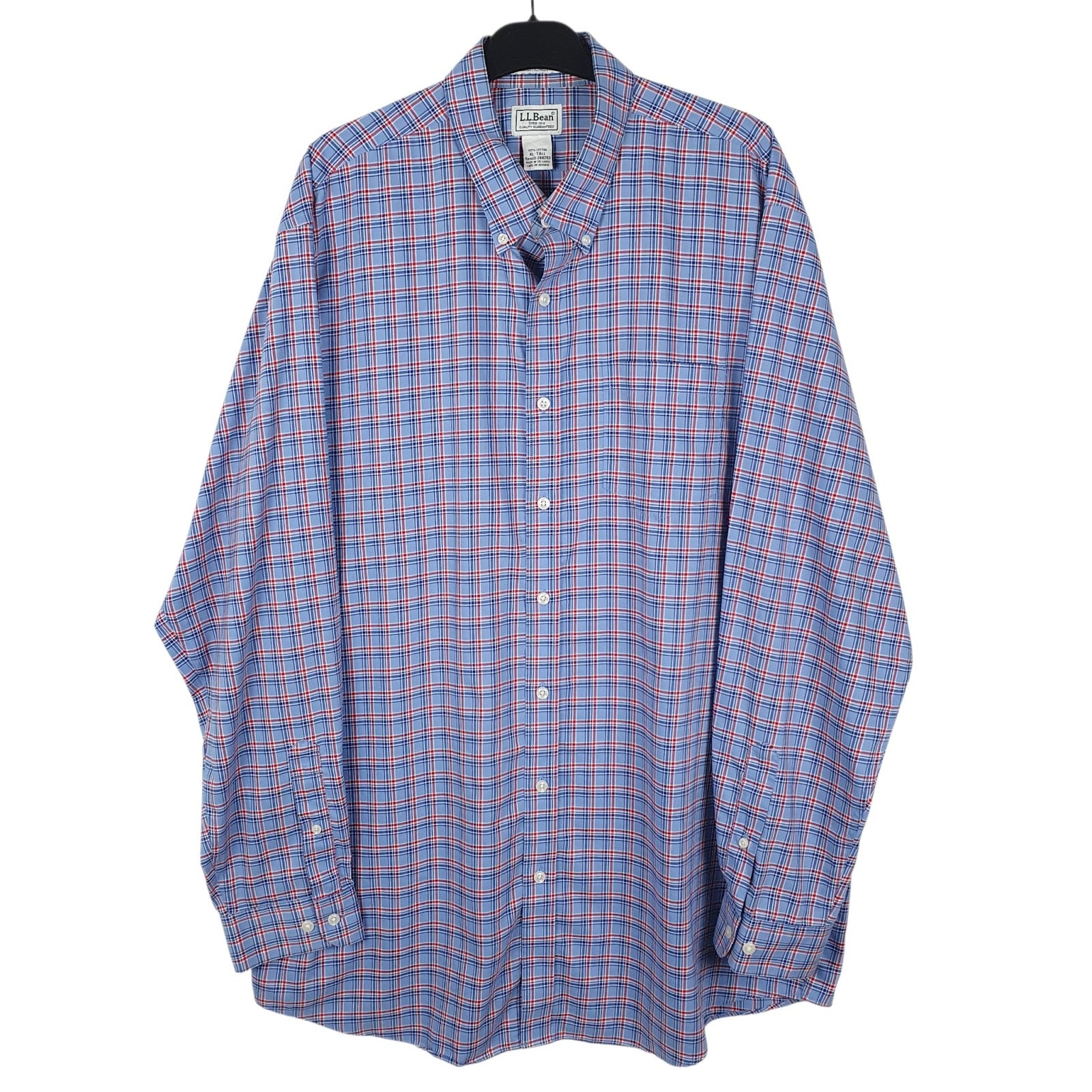 Mens Blue L.L.Bean  Long Sleeve Shirt