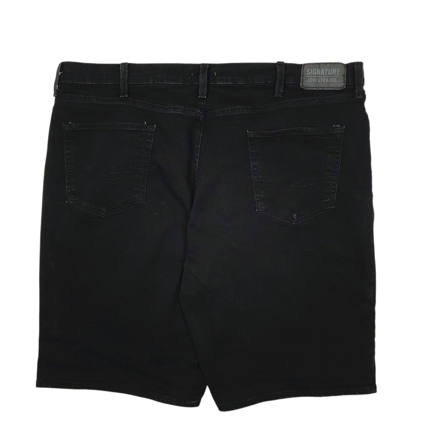 Mens Black Levis Signature Stretch  Shorts