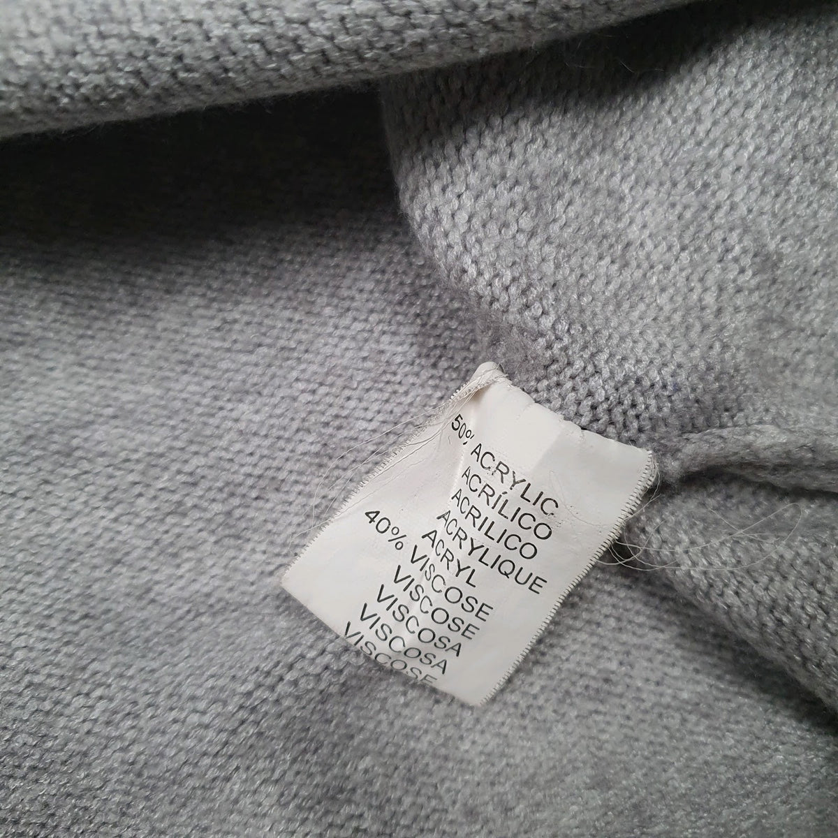 Womens Grey Unbranded Knit Crewneck Jumper