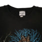 Mens Black Lee Vintage 90s Wolves Crewneck Jumper