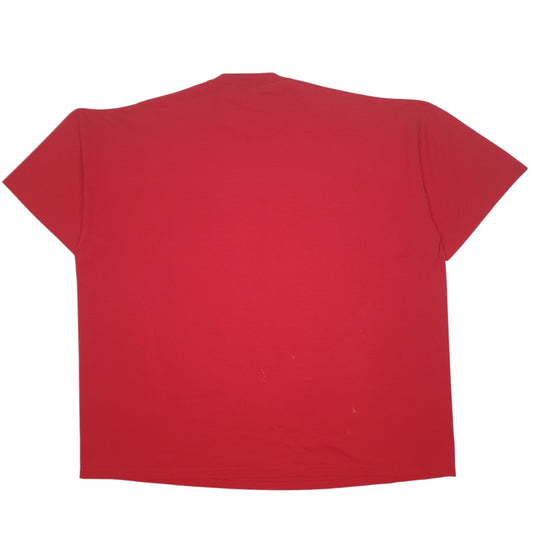 Mens Red Russell Athletic Vintage 90s Single Stich  T Shirt