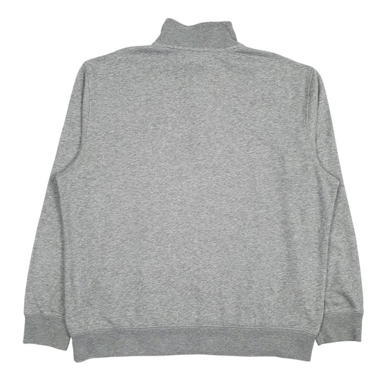 Mens Grey Nautica  Quarter Zip Jumper