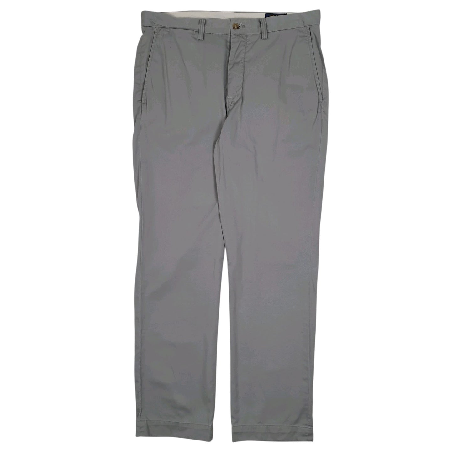 Mens Grey Polo Ralph Lauren Classic Fit Chino Trousers