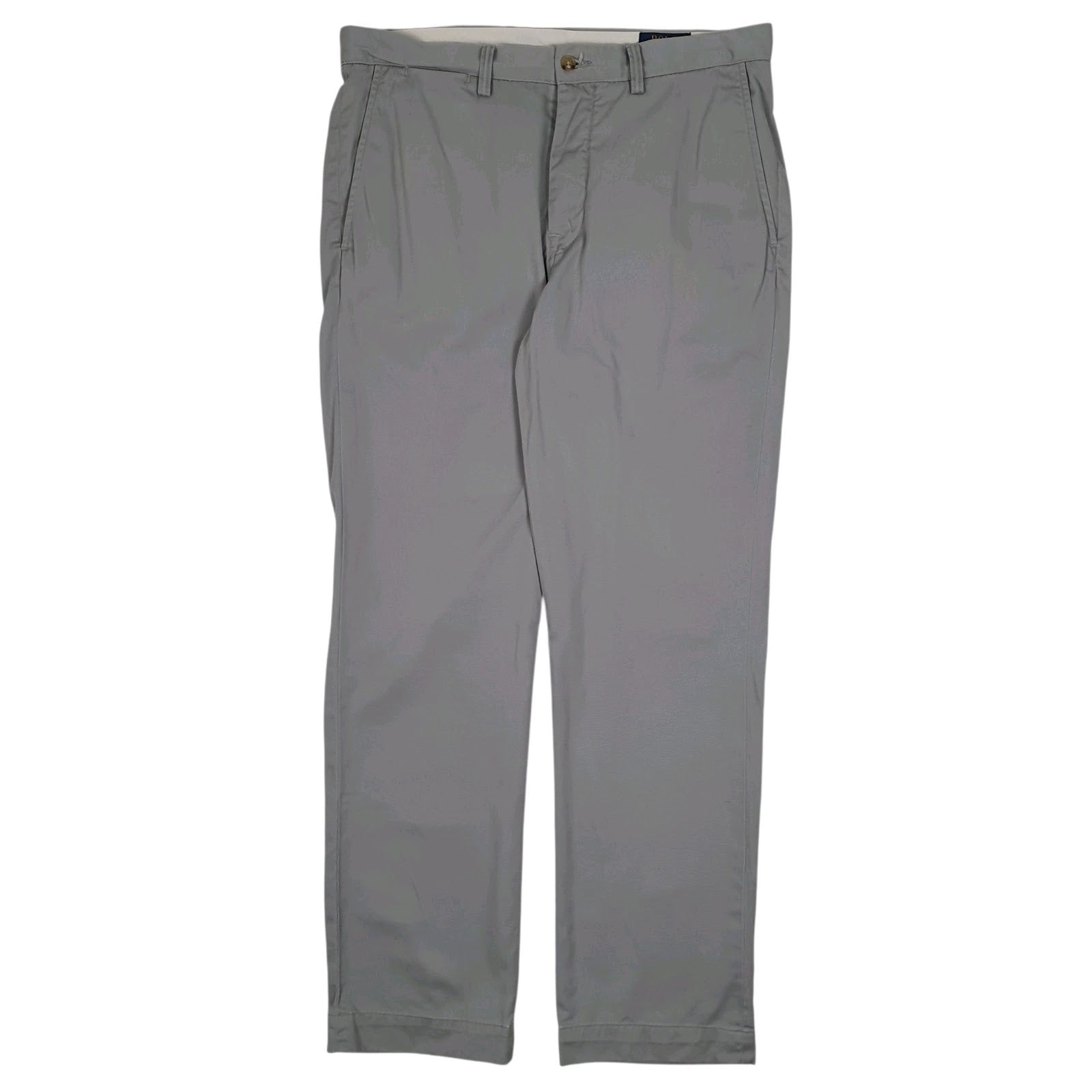 Mens Grey Polo Ralph Lauren Classic Fit Chino Trousers