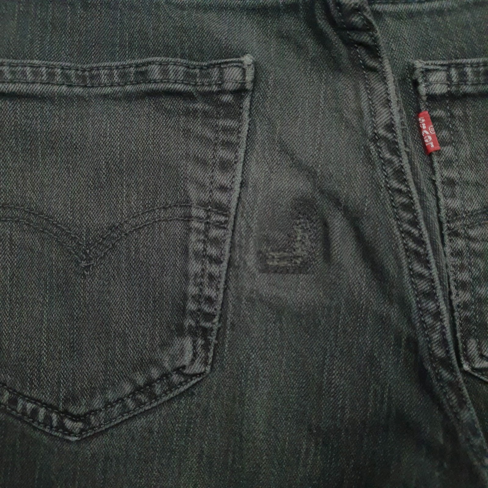 Mens Black Levis   Jeans