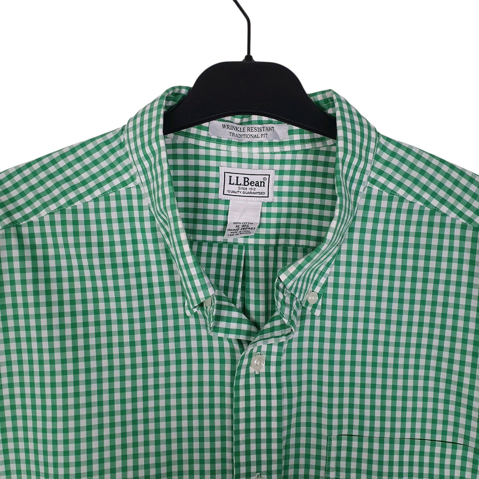 Mens Green L.L.Bean   Shirt