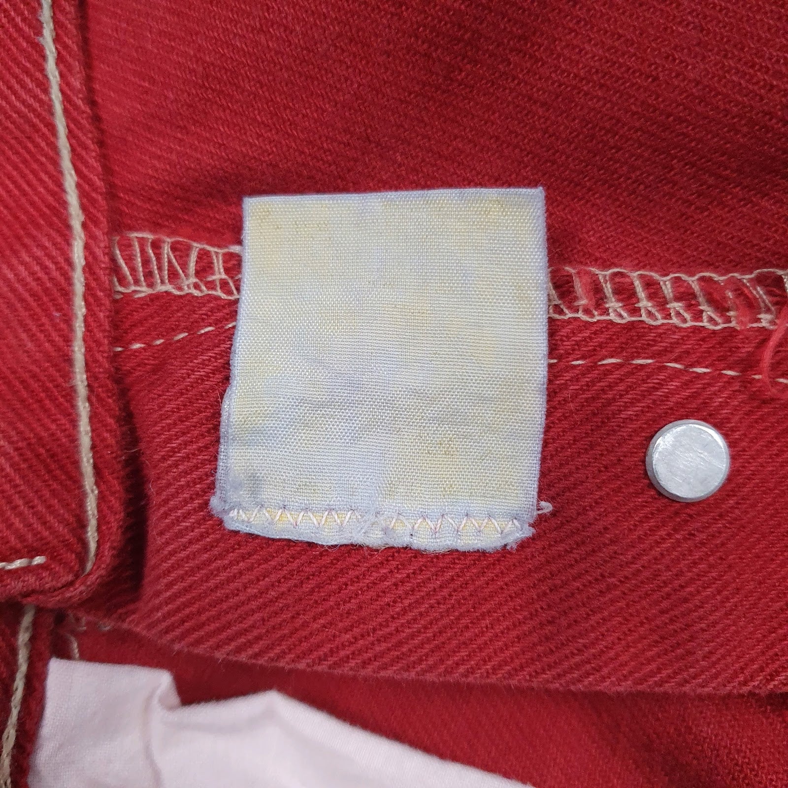 Mens Red Wrangler   Jeans