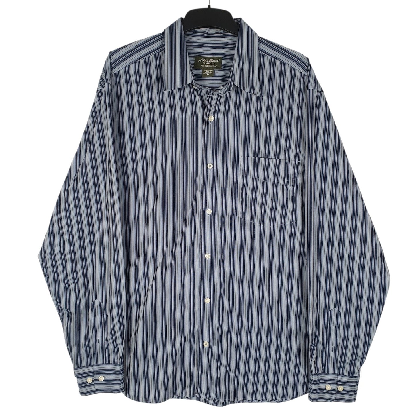 Mens Blue Eddie Bauer  Long Sleeve Shirt