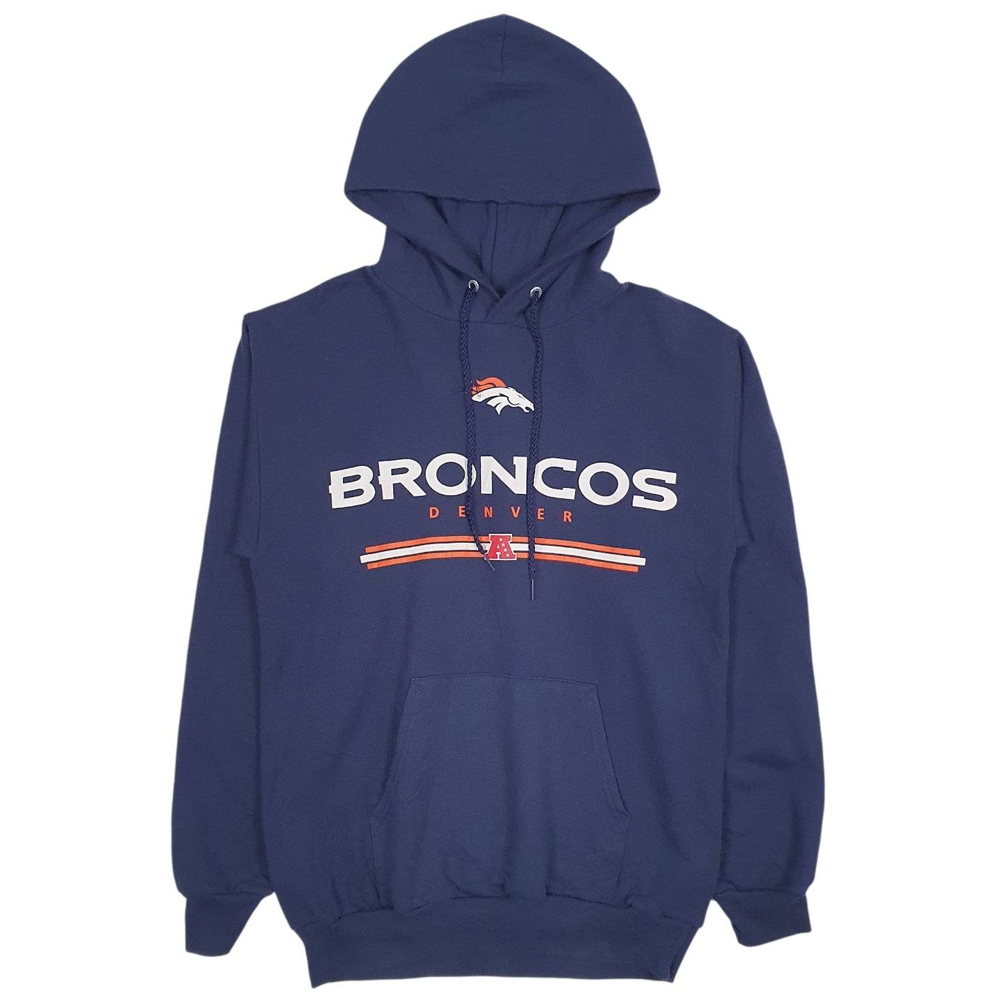 Mens Navy NFL Denver Broncos Hoodie Jumper